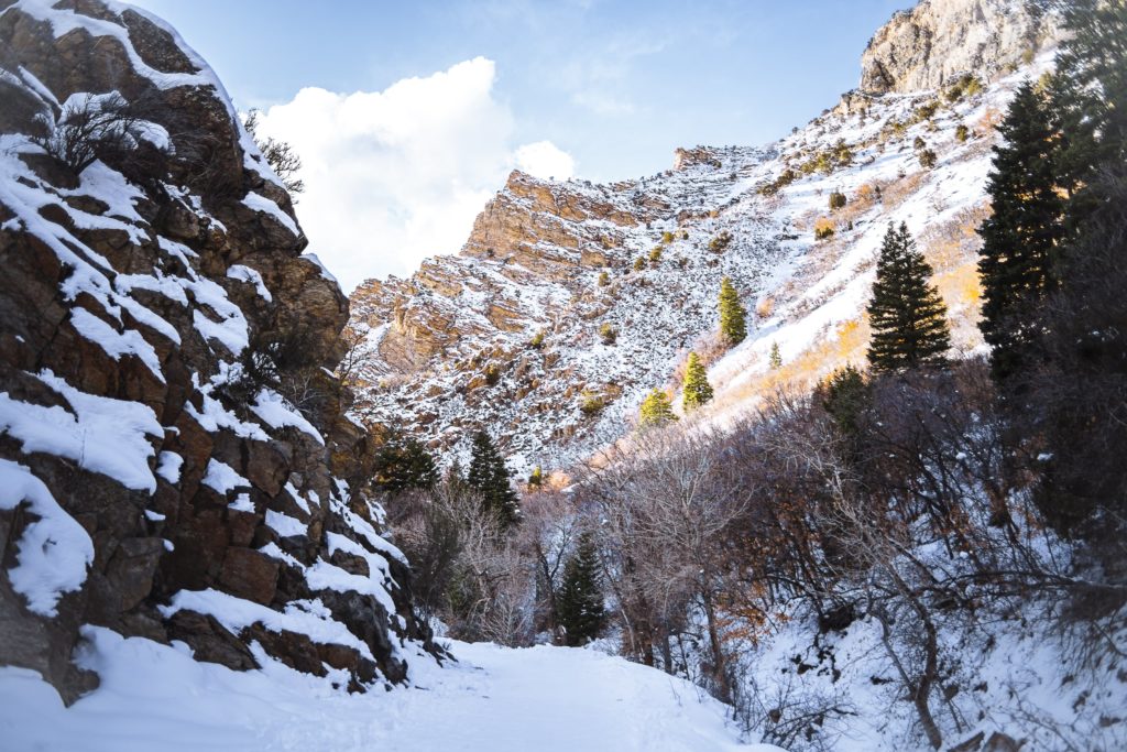 Rock Canyon in the winter